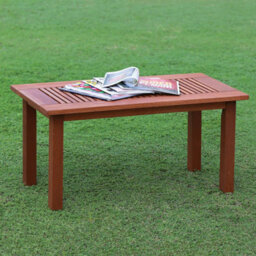 Walplus Furinno Tioman Hardwood Outdoor Coffee Table In Teak Oil, Natural