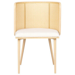 Beliani Set Of 2 Dining Chairs Kobuk Metal Light Brown - thumbnail 5