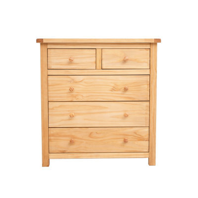 Cabinet Bits Lugo 5 Drawer Chest Of Drawers Wood Knob - image 1