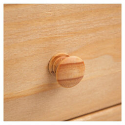 Cabinet Bits Lugo 5 Drawer Chest Of Drawers Wood Knob - thumbnail 7