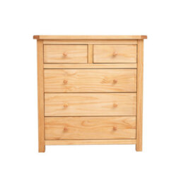 Cabinet Bits Lugo 5 Drawer Chest Of Drawers Wood Knob - thumbnail 1