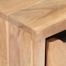 Berkfield Bedside Cabinet 40X30X50 Cm Solid Acacia Wood With Live Edges - thumbnail 5
