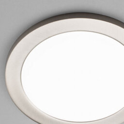 Litecraft Satin Nickel Magnetic Bezel For 18W Darly Bathroom Flush Ceiling Light - thumbnail 4