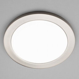 Litecraft Satin Nickel Magnetic Bezel For 18W Darly Bathroom Flush Ceiling Light - thumbnail 3