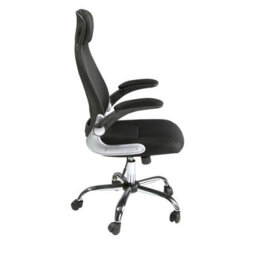 Angel Cerda Stylish Black Fabric Swivel Office Chair For Modern Workspaces - thumbnail 5