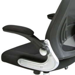 Angel Cerda Stylish Black Fabric Swivel Office Chair For Modern Workspaces - thumbnail 4