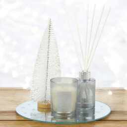 Urbn-Living Urbnliving 60Ml Christmas Festive Scented Aroma Reed Diffuser Candle Fragrance Tree Gift Box Set Of 3