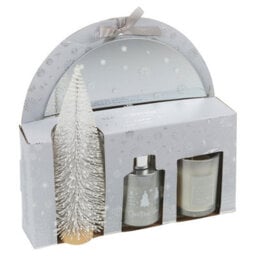 Urbn-Living Urbnliving 60Ml Christmas Festive Scented Aroma Reed Diffuser Candle Fragrance Tree Gift Box Set Of 3 - thumbnail 4