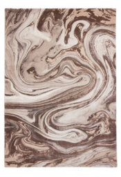 Beige/silver Abstract Modern Easy To Clean Rug For Dining Room Bed Room And Living Room-120Cm X 170Cm - thumbnail 4