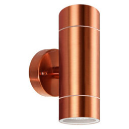 Long Life Lamps Company Modern Double Outdoor Wall Light Stainless Steel Copper Ip65 Zlc081C - thumbnail 3
