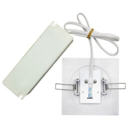 Long Life Lamps Company 3W Recessed Led Emergency Ceiling Light Square Ultraslim Panel Maintained/ Non-Maintained 180 Minutes Eml04 - thumbnail 5