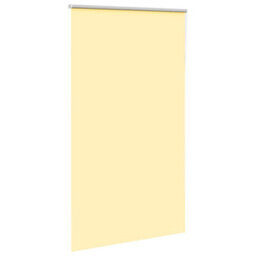 Berkfield Roller Blind Blackout Yellow 125X230 Cm Fabric Width 121.6 Cm Polyester - thumbnail 3