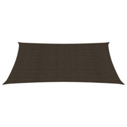 Berkfield Sunshade Sail 160 G/m2 Brown 2.5X4.5 M Hdpe - thumbnail 2