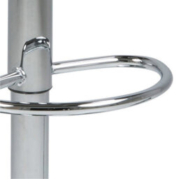 Wyld Haus Jorah Set Of 2 Light Grey Swivel Bar Stools Open Back Adjustable Height - thumbnail 8
