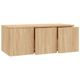 Berkfield Tv Cabinet Sonoma Oak 80X34X30 Cm Engineered Wood - thumbnail 6