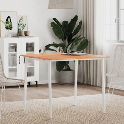 Berkfield Table Top 80X80X1.5 Cm Square Solid Wood Beech - image 1