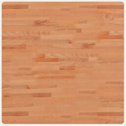 Berkfield Table Top 80X80X1.5 Cm Square Solid Wood Beech - thumbnail 2