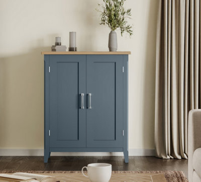 Baumhaus Signature Blue Shoe Storage Cupboard - image 1