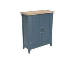Baumhaus Signature Blue Shoe Storage Cupboard - thumbnail 5