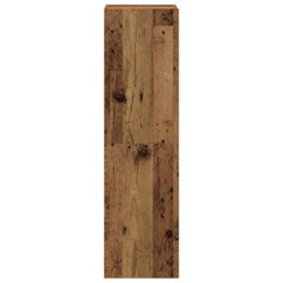 Berkfield 7 Piece Tv Cabinet Set Wall-Mounted Old Wood Engineered Wood - thumbnail 9