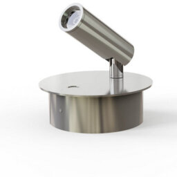 CGC Lighting Cgc Scarlet Satin Nickel Adjustable Head Led Rechargeable Magnetic Usb Reading Bedside Wall Light - thumbnail 4