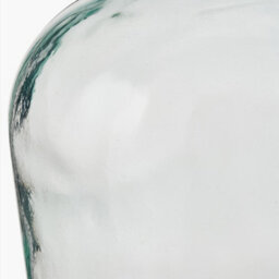 Pacific Lifestyle Large Clear Recycled Glass Bottle Vase With Raffia Neck - thumbnail 4
