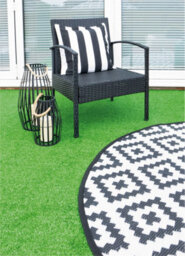St Helens Home & Garden St Helens Home And Garden Dark Green Artificial Grass 1 X 4M- 7mm Pile Height - thumbnail 1