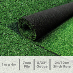 St Helens Home & Garden St Helens Home And Garden Dark Green Artificial Grass 1 X 4M- 7mm Pile Height - thumbnail 5