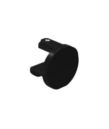 28mm Styleline  Gliding Curtain Pole Set With End Cap - Black, 360Cm - thumbnail 3
