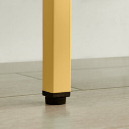 Furniturebox Uk Teksi Mustard Yellow Metal 6 Drawer Sideboard - thumbnail 6