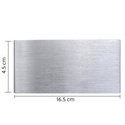Harper Living 5W Led Up And Down Wall Light, Brushed Aluminium Finish Warm White (Non-Dimmable) - thumbnail 6