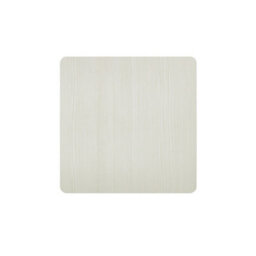 Living And Home White Wooden Square Coffee Table Dining Table With Metal Base 600 X 600 mm - thumbnail 4