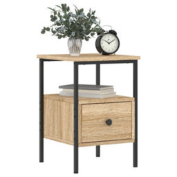 Berkfield Bedside Cabinets 2 Pcs Sonoma Oak 34X36X50 Cm Engineered Wood - thumbnail 4