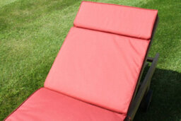 Garden Market Place Garden Furniture Cushion- Cushion For Garden Sun Lounger Chair In Terracotta - thumbnail 3