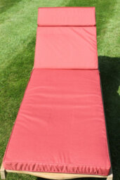Garden Market Place Garden Furniture Cushion- Cushion For Garden Sun Lounger Chair In Terracotta - thumbnail 2