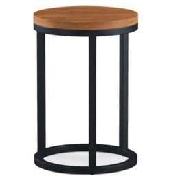 Rest Relax Sierra Acacia Circular Nest Of 2 Tables Brown - thumbnail 2