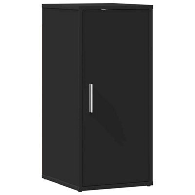 Berkfield Durable Shoe Cabinet Black 32X35X70 Cm Engineered Wood - image 1
