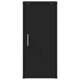 Berkfield Durable Shoe Cabinet Black 32X35X70 Cm Engineered Wood - thumbnail 4