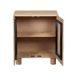 Buttercup Farm Austin Small Sideboard - Solid Wooden - L40 X W63 X H74 Cm - Brown - thumbnail 3