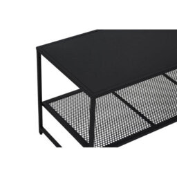 Orsina Convenient Black Metal Coffee Table, Sleek Coffee Table For Livingroom, Industrial Design Decorative Table - thumbnail 6