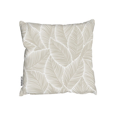 Andrew Lee Beige Leaves (Outdoor Cushion) / 45Cm X 45Cm - image 1