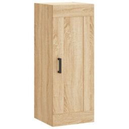Berkfield Elegant Highboard Sonoma Oak 34.5X34X180 Cm Engineered Wood - thumbnail 8
