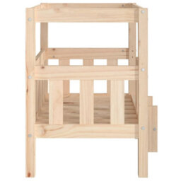 Berkfield Dog Bed 65.5X43X70 Cm Solid Wood Pine - thumbnail 6