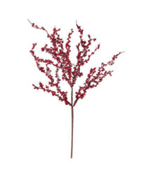WeRChristmas 48 Cm Frosted Red Berry Christmas Decoration Pick - thumbnail 1