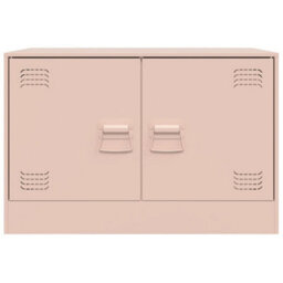 Berkfield Tv Cabinet Pink 67X39X44 Cm Steel - thumbnail 5