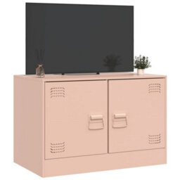 Berkfield Tv Cabinet Pink 67X39X44 Cm Steel - thumbnail 4