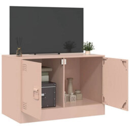 Berkfield Tv Cabinet Pink 67X39X44 Cm Steel - thumbnail 3