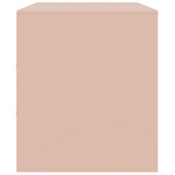 Berkfield Tv Cabinet Pink 67X39X44 Cm Steel - thumbnail 7
