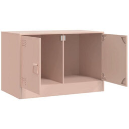 Berkfield Tv Cabinet Pink 67X39X44 Cm Steel - thumbnail 6