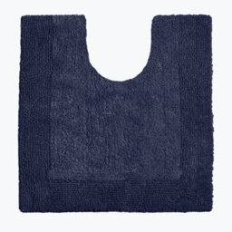 Allure Bath Fashions Elegance Reversible Heavyweight Pedestal Mat - Navy - thumbnail 1